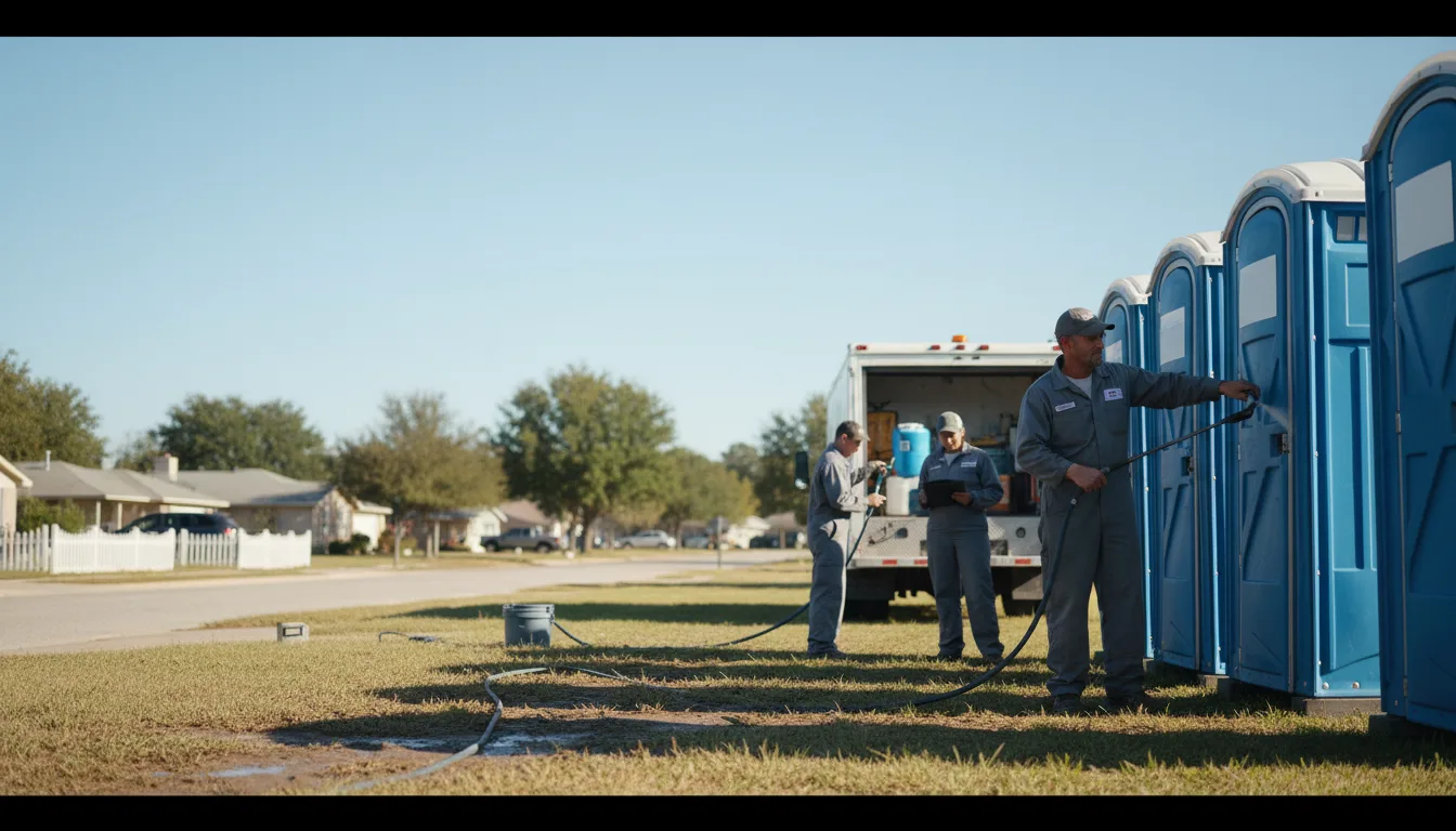 Long-Term Portable Toilet Rental in New Holland, IL near me